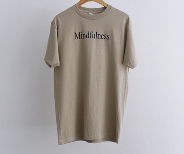 Mindfulness Logo SS Tee (Sand)