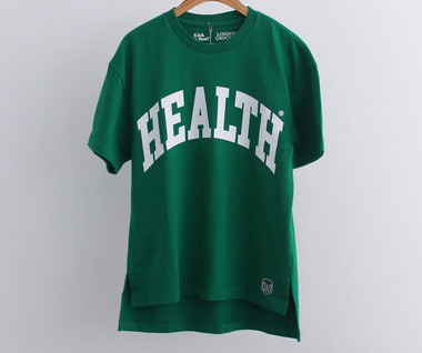 HEALTH Logo Heavyweight Tee (Kelly Green)