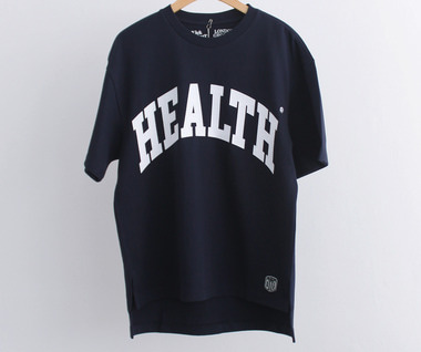 HEALTH Logo Heavyweight Tee (Midnight Blue)